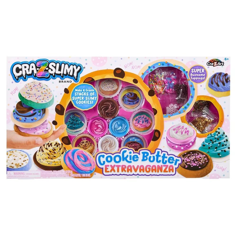 Cra-Z-Slimy Cookie Butter Extravaganza – 10-Color Slime Kit