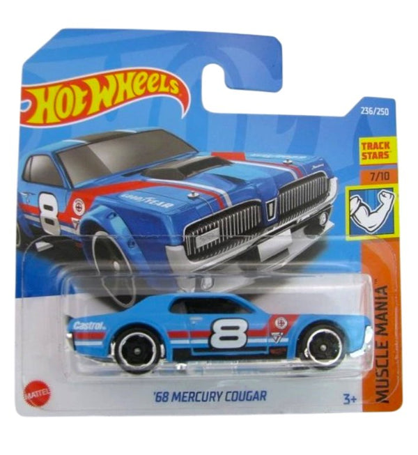 Hot Wheels '68 Mercury Cougar – Muscle Mania 7/10 Die-Cast Car