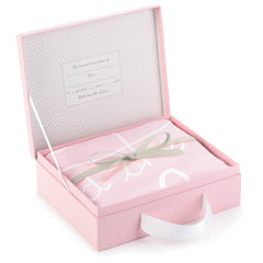 Hallmark Loved Baby Girl Soft Pink Blanket