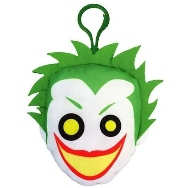 DC Joker Emoji Nerd Vault Plush with Clip | Collectible Mini Pouch