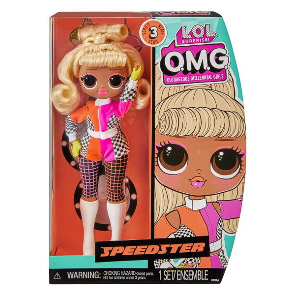 MGA LOL Surprise OMG Speedster Fashion Doll with Racecar Style