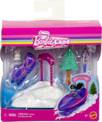 Barbie Mini Land Collectible Playset with 1.5-Inch Doll