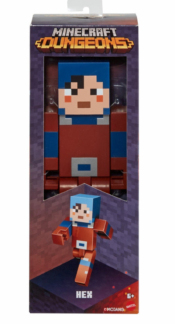 Mattel Minecraft Large Scale Hex Action Figure | Poseable Collector Figure