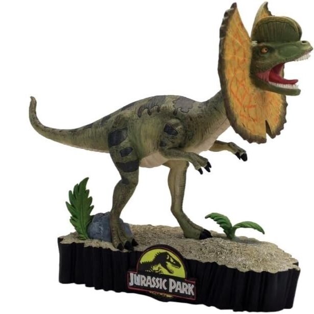Jurassic Park Dilophosaurus Premium Motion Statue
