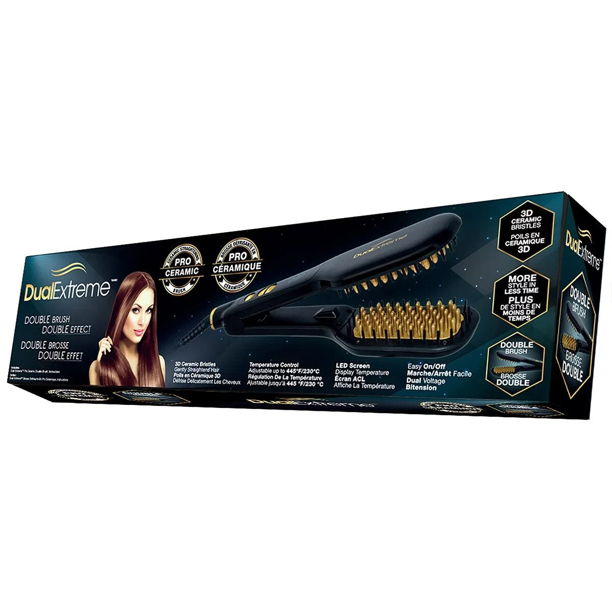 Northern Response Dual Extreme Double Brush Straightener