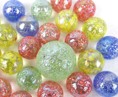 Muai Toys Sparkle Marbles – 40-Pack Classic Play Set