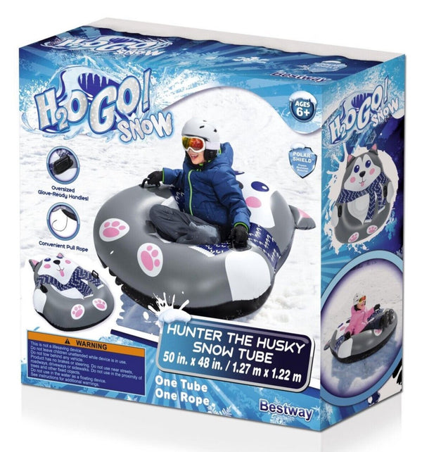Bestway H2OGO! Snow Hunter Husky 48" Snow Tube for Kids