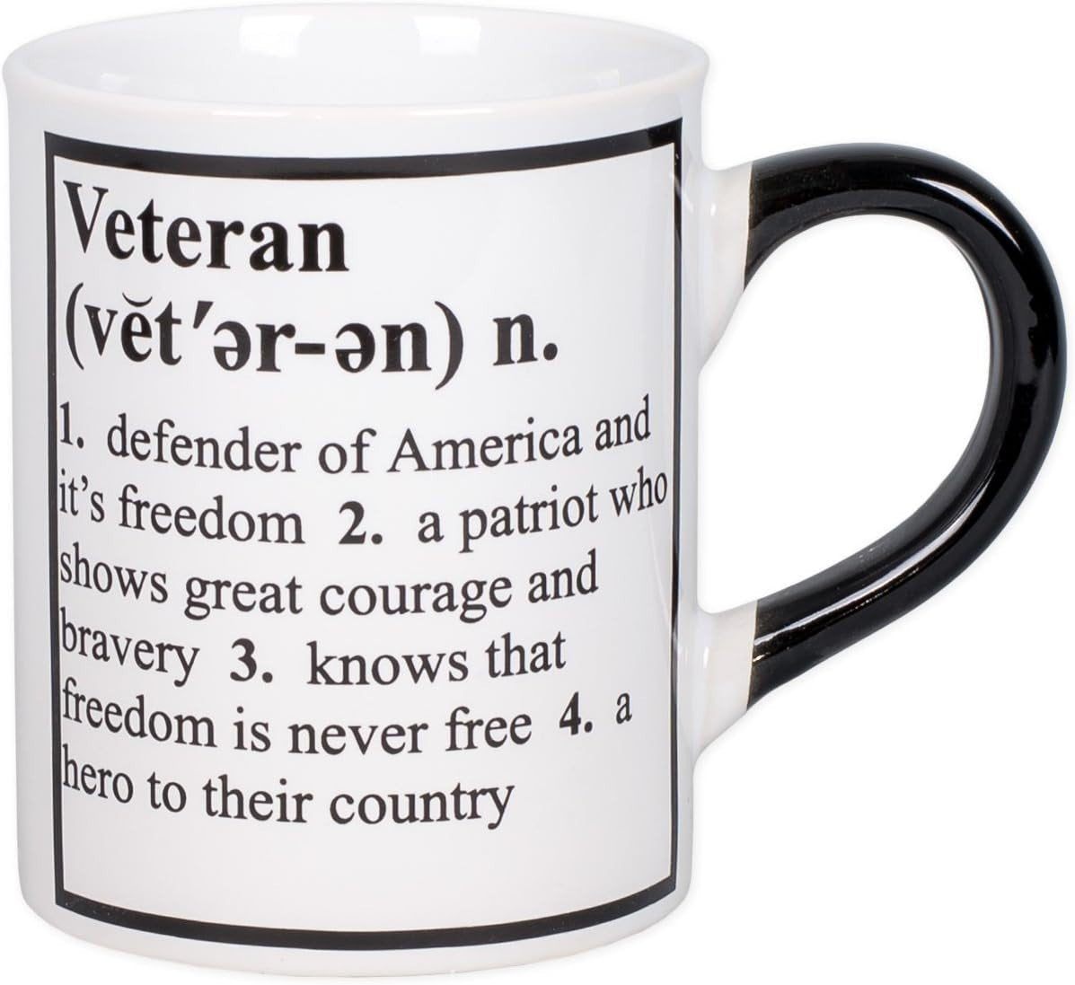Tumbleweed Veteran Definition Stoneware Coffee Mug – 20 oz