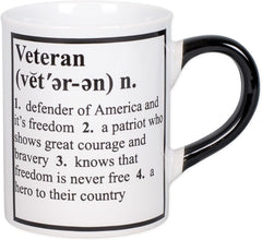 Tumbleweed Veteran Definition Stoneware Coffee Mug – 20 oz