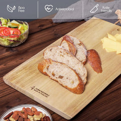 Talent Mango Wood Cutting Board with Live Edge, 15.6" x 9.8"