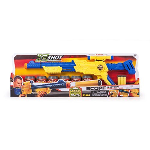 ZURU X-Shot Hawk Eye Foam Dart Rifle with Targets & 8 Darts