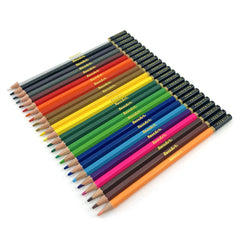 RoseArt Premium 24ct Soft Core Watercolor Pencils in Design Tin