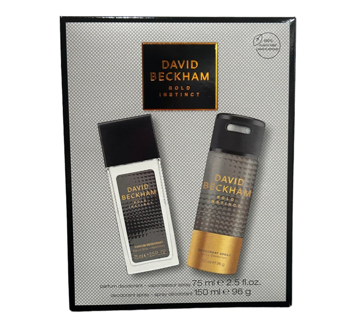 David Beckham Bold Instinct Deodorant Spray – Pack of 2