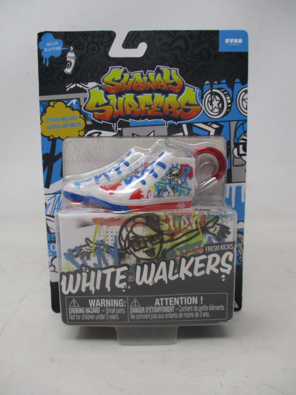 Subway Surfers Fresh Kicks Mini Sneaker Keychain – White Walkers