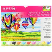 Hot Air Balloons Paint By Number Kit – 12x16 Canvas Art Set