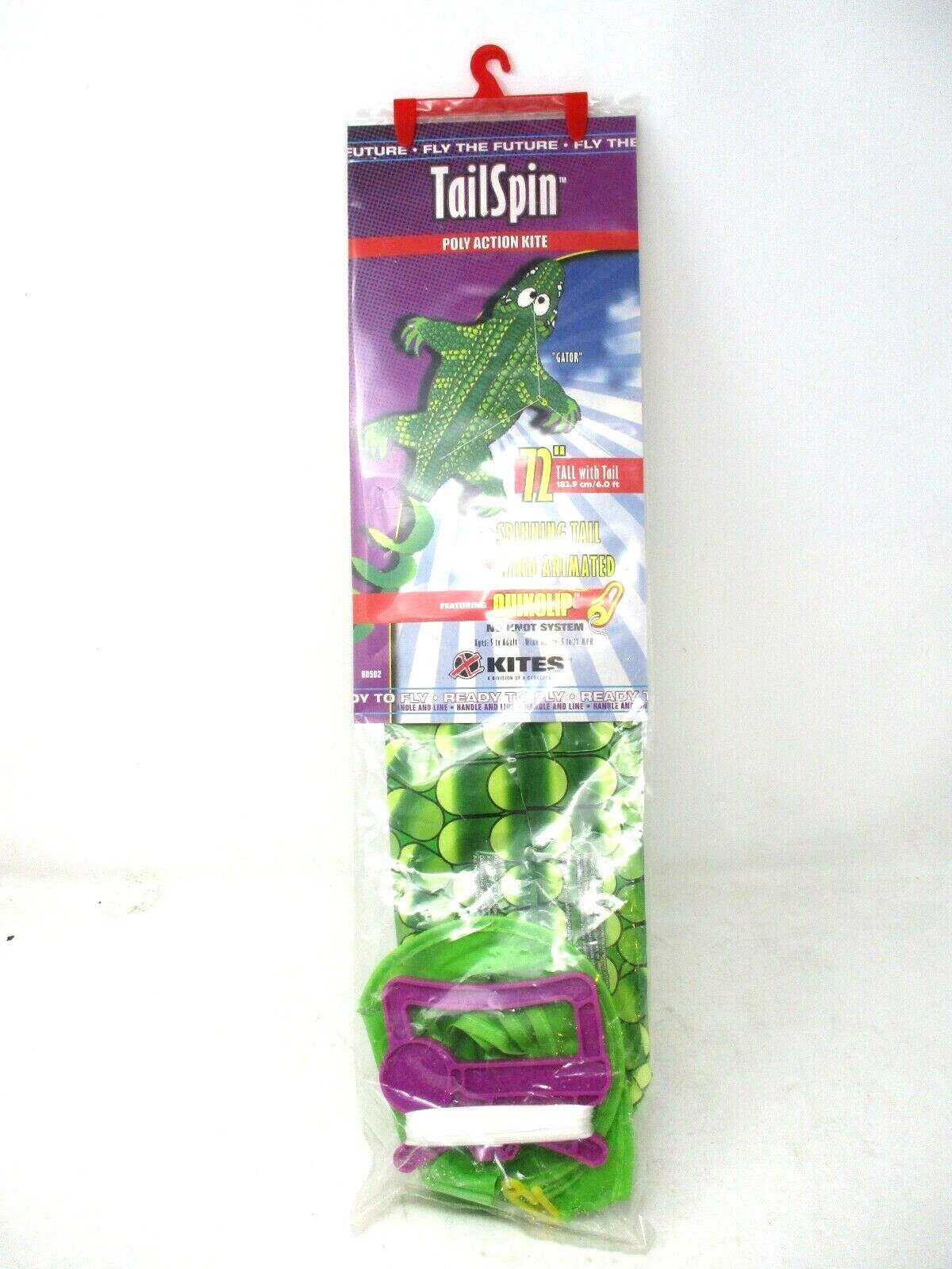 X-Kites Crok Tailspin Nylon Kite with SpinTail — 72 Inches