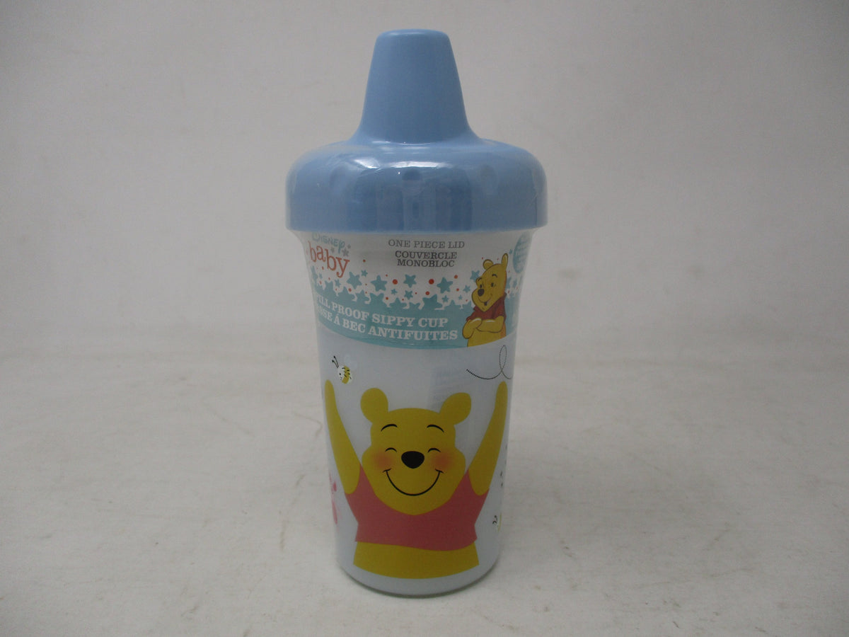 Disney Winnie the Pooh Spill-Proof Sippy Cup 9oz One-Piece Lid