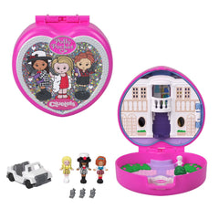 Polly Pocket Clueless Collector Compact with Micro Dolls & Car