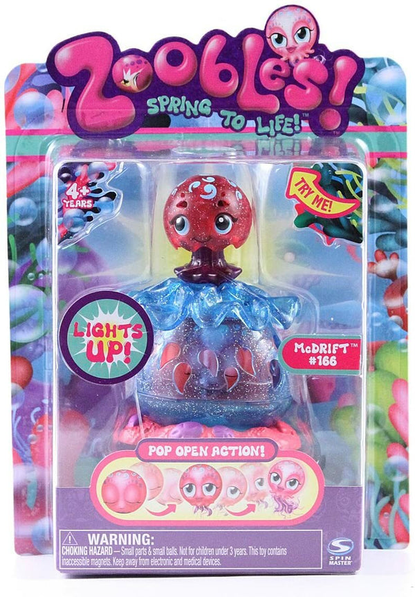 Zoobles Spring To Life McDrift Collectible Pop-Open Figure