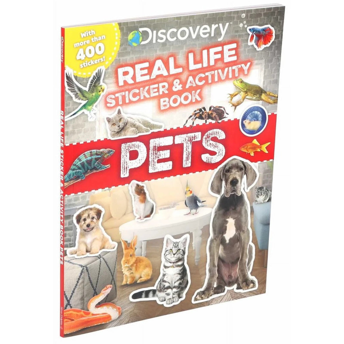 Discovery Real Life Pets Sticker & Activity Book for Kids