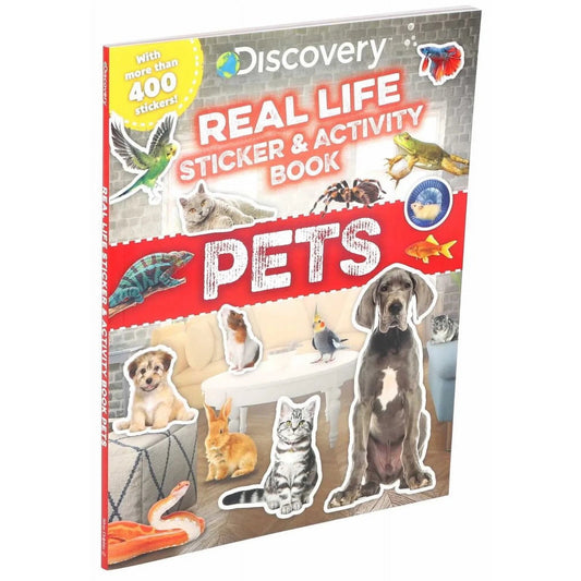 Discovery Real Life Pets Sticker & Activity Book for Kids