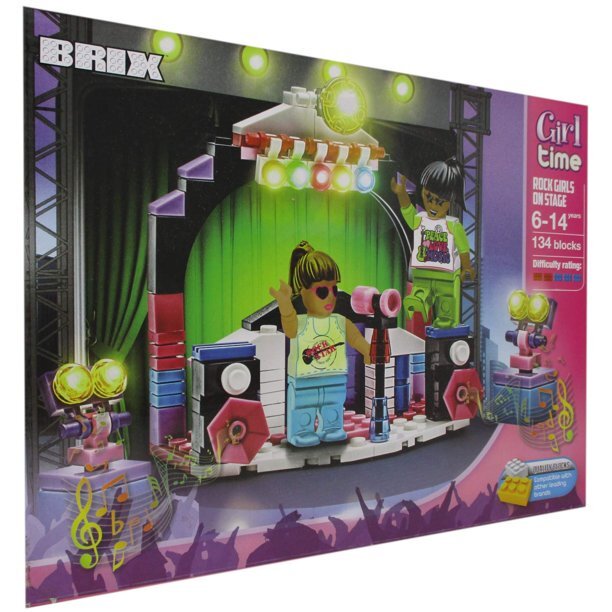 Brixx Girl Time Rock Girls on Stage Building Set