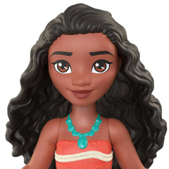 Mattel Disney Princess Moana Posable Small Doll with Shiny Outfit