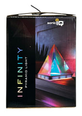 Sonic iQ Infinity Pyramid Light – Color-Shifting LED Accent Lamp