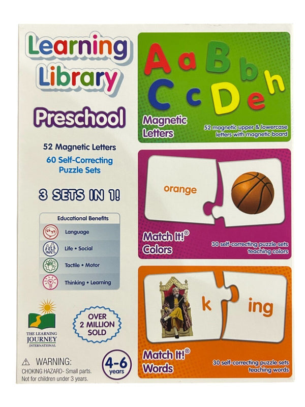 The Learning Journey Learning Library Activity Set – 114 Pieces