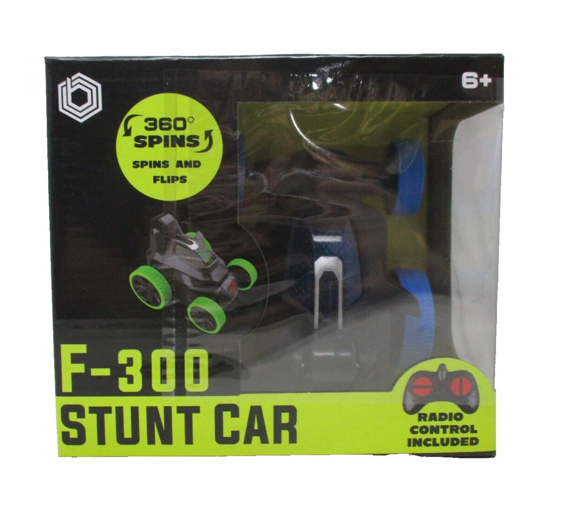 Braha F-300 Stunt RC Car – 360° Spins & Flashing Lights | Blue