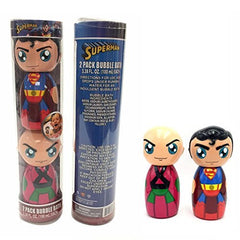 GBG Beauty Superman & Lex Luthor Bubble Bath Dual Pack | 3.38 oz Each