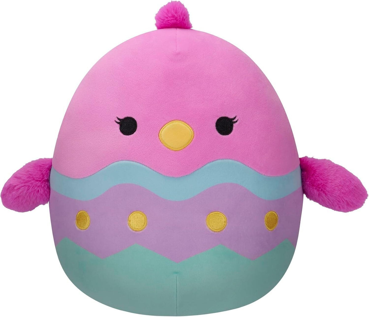 Squishmallows Empressa Pink Chick Easter Egg Plush – 12 Inch
