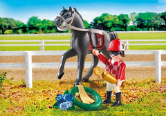 Playmobil Jockey Figure | Horse Racing Collectible Play Set