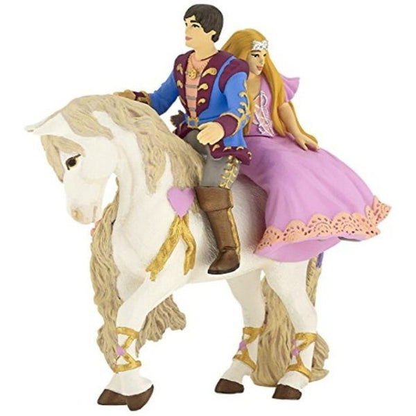Papo Prince & Princess on Horse Enchanted Kingdom Figure Set