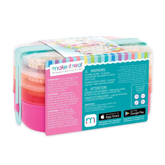Make It Real Beads 2-Go! DIY Jewelry Set, 1381pc Bento Travel Case