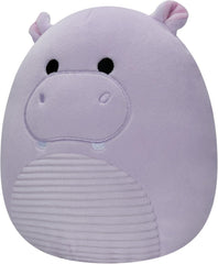 Squishmallows Hanna 7.5″ Purple Hippo Plush with Corduroy Belly