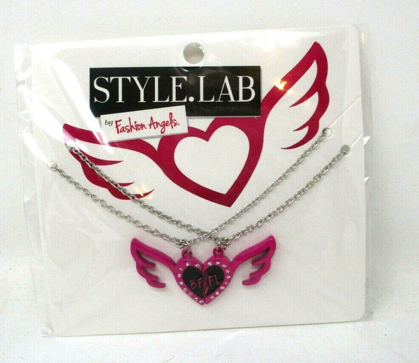 Fashion Angels Style Lab Best Friends Winged Heart Necklaces