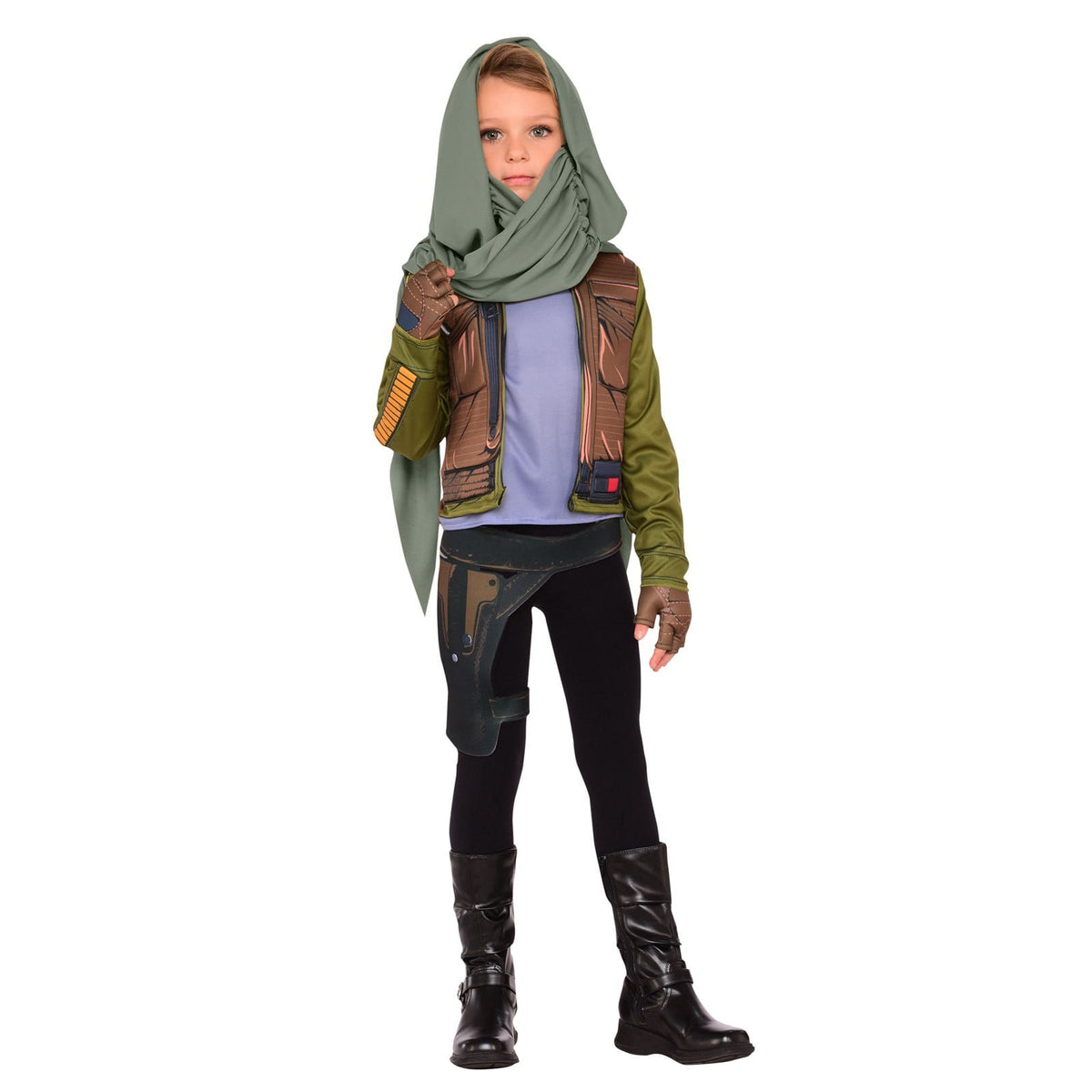 Girls Star Wars Jyn Erso Deluxe Costume Top Set