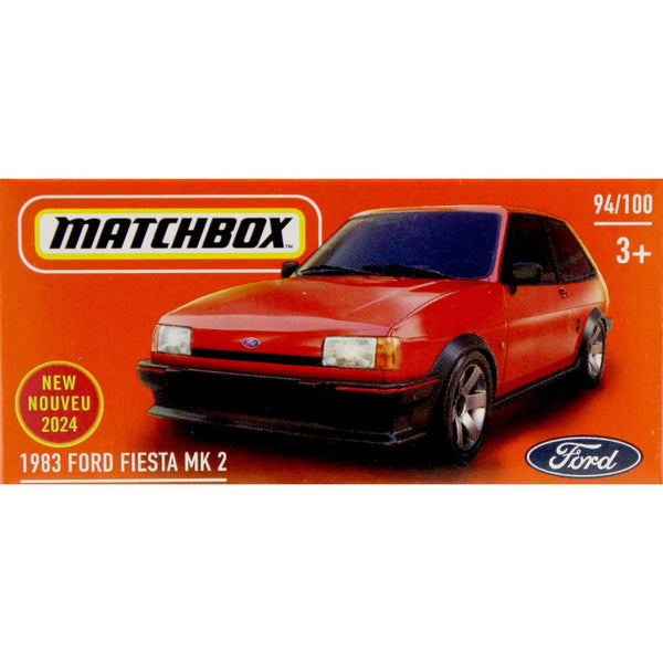 Matchbox 1983 Ford Fiesta Mk2 Die-Cast Car – Red