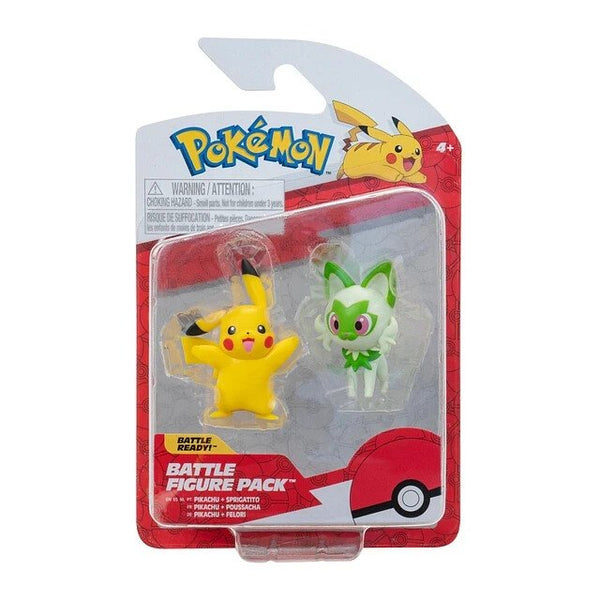 Pokémon Battle Figure 2-Pack – Pikachu & Sprigatito