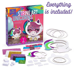 Craft-tastic Stacked String Art Unicorns 3D Kids Craft Kit