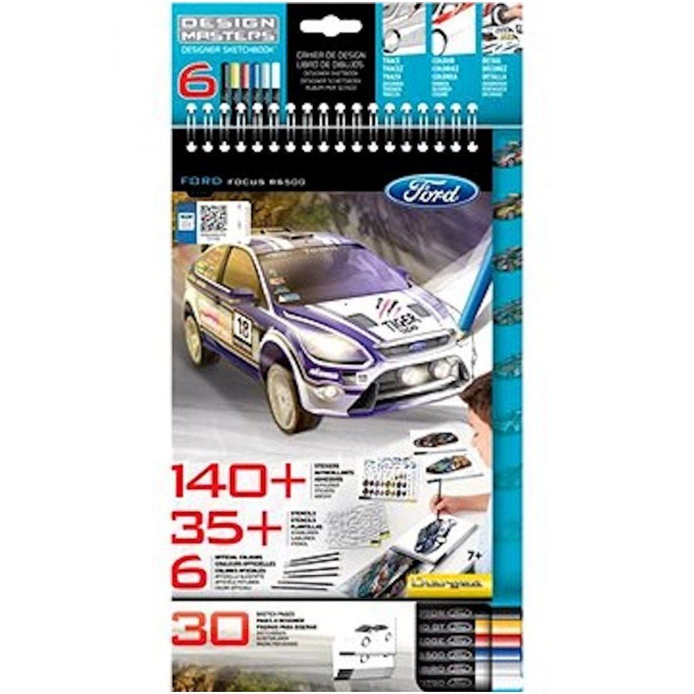 Wooky Ford Focus RS500 Charged Sketchbook with Pencils