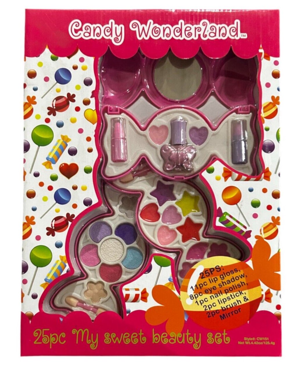 My Sweet Beauty Set for Kids – 25-Piece Play Cosmetic Kit