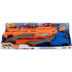 Hot Wheels Extend N' Stunt Hauler – 2-in-1 Track & Transport Playset