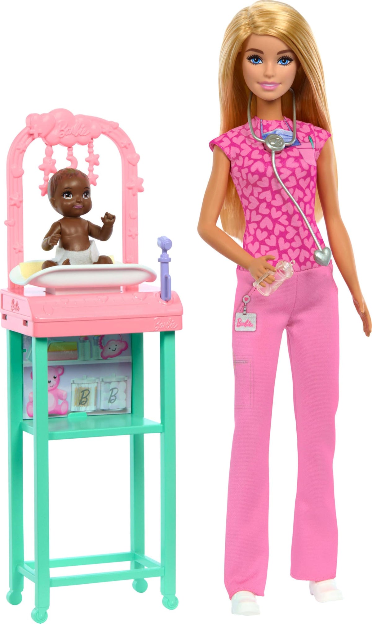Barbie Baby Doctor Playset with Doll, Baby & Accessories