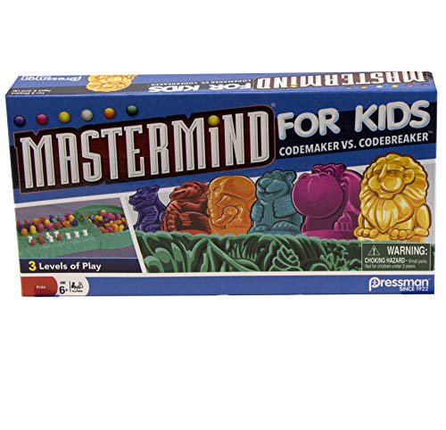 Mastermind for Kids – Codebreaking Board Game with 3 Play Levels
