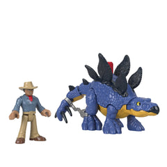 Imaginext Jurassic World Stegosaurus & Dr. Alan Grant Figure Set