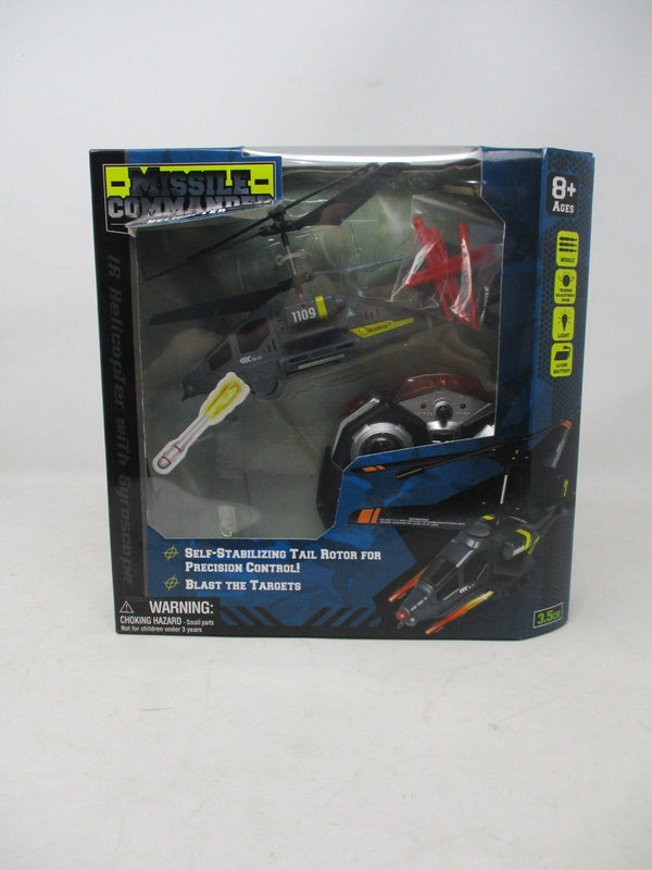 EQ Toys Missile Commander Helicopter – 3.5CH RC with Launching Missiles
