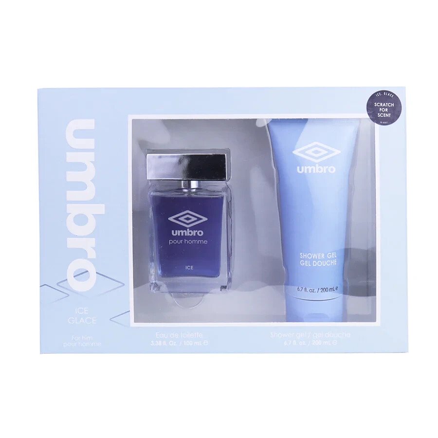 Umbro Ice Glace Men's Fragrance Gift Set – Eau de Toilette & Shower Gel