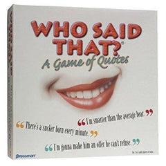 Who Said That? – The Ultimate Quotes Party Board Game